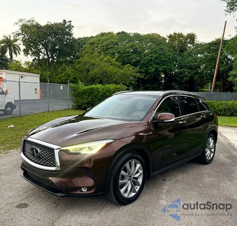 2020 Infiniti Qx50 Pure from USA, damaged, VIN 3PCAJ5M32LF101467